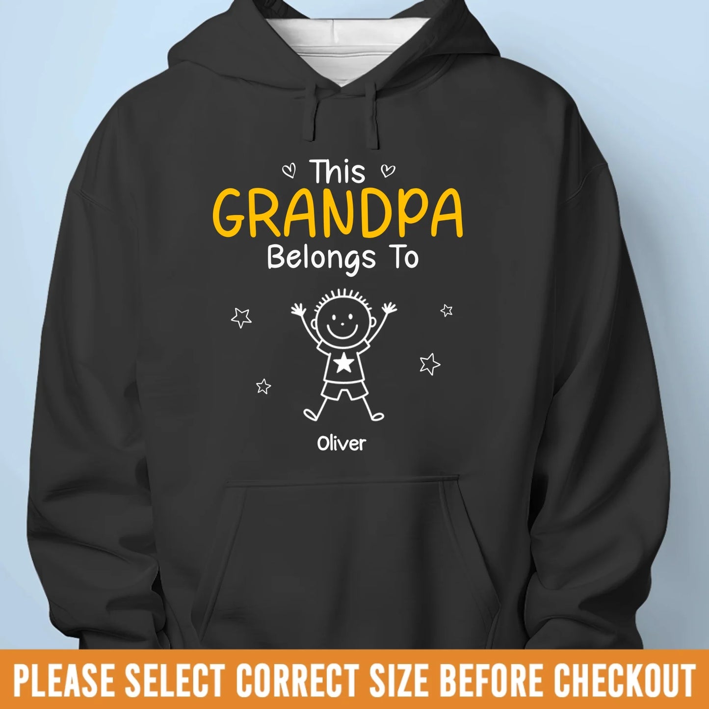 Custom Unisex T-shirt, Premium T-shirt, Hoodie - Personalized Birthday Gifts For Dad, Grandpa - Promoted To Grandpa