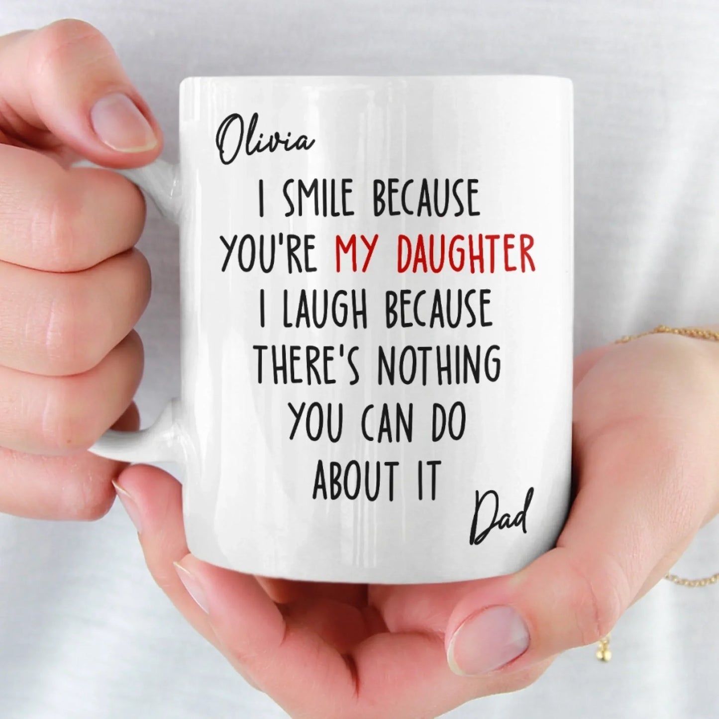 Custom Mug - Personalized Birthday Gifts For Mom, Dad, Daughter, Son - Home Is Where We Gather